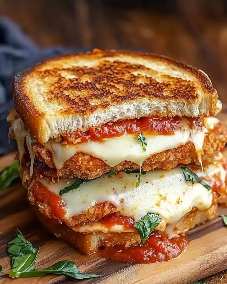 Lazy Chicken Parmesan Grilled Cheese
