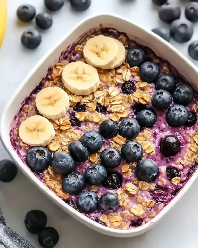 Blueberry Baked Oatmeal