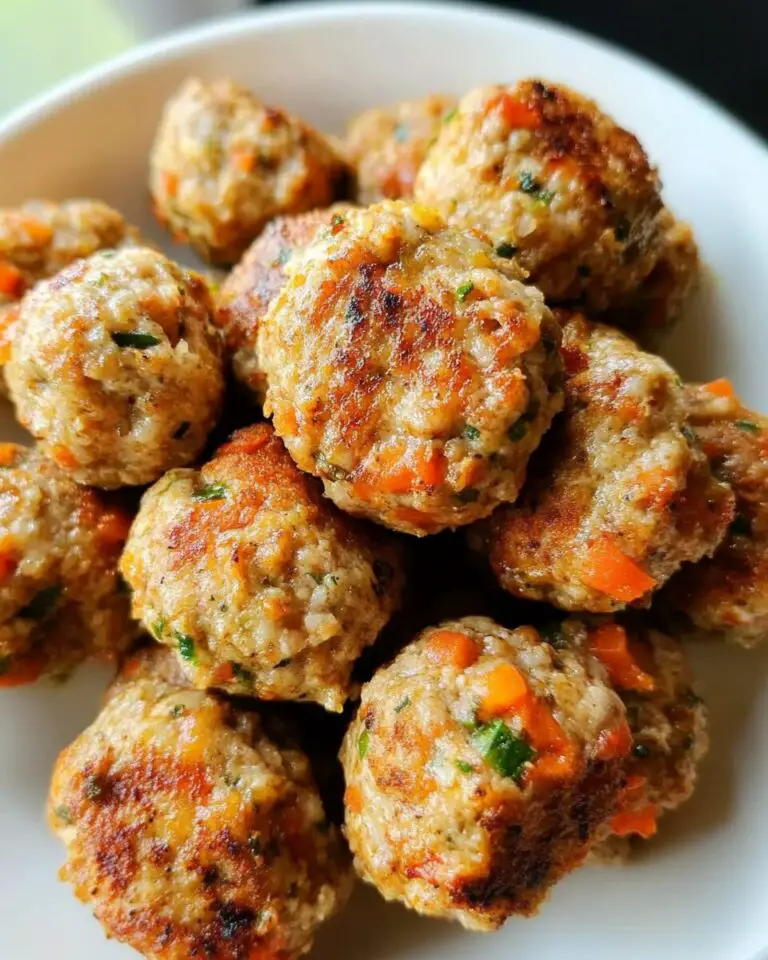 Healthy Turkey & Veggie Meatballs