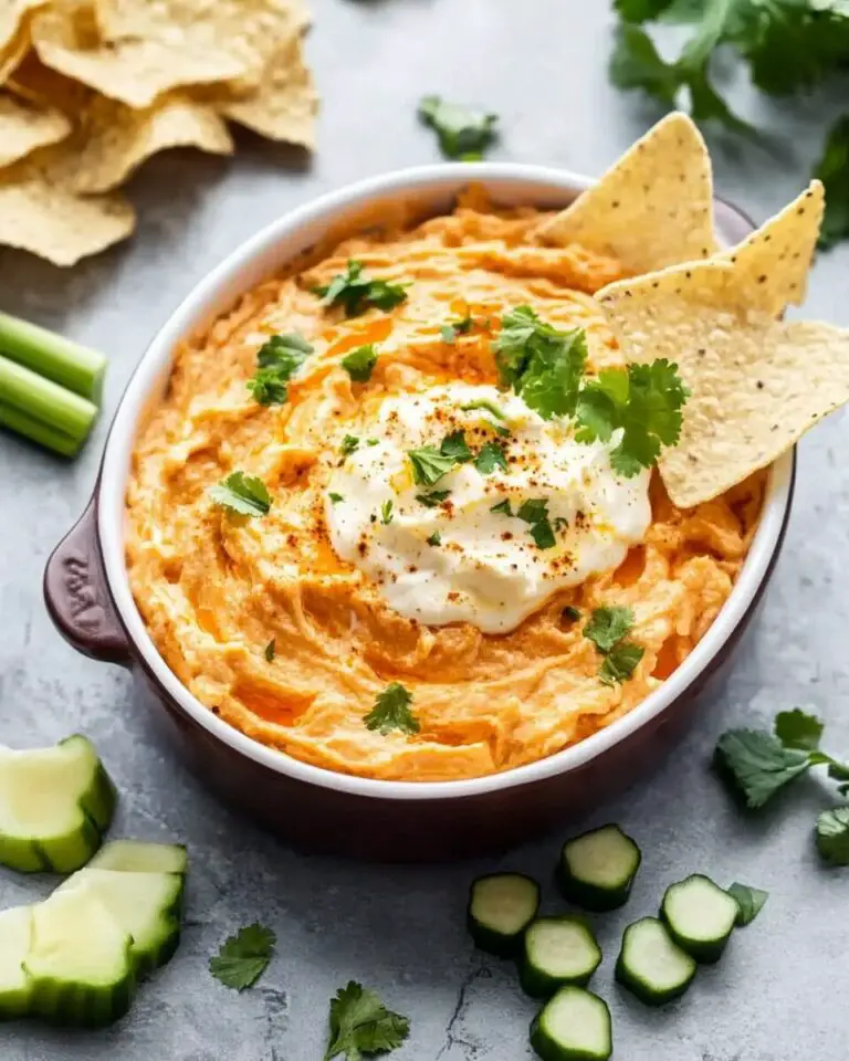 Healthier Buffalo Chicken Dip