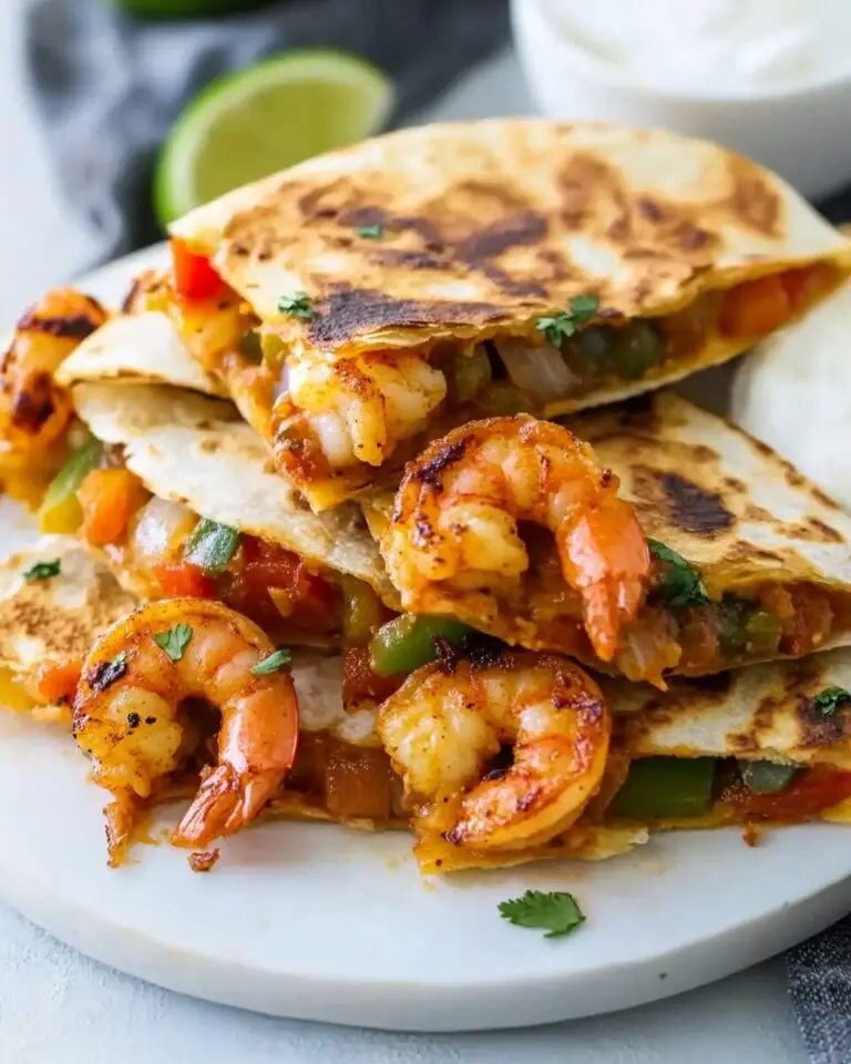 The Best Shrimp Quesadillas
