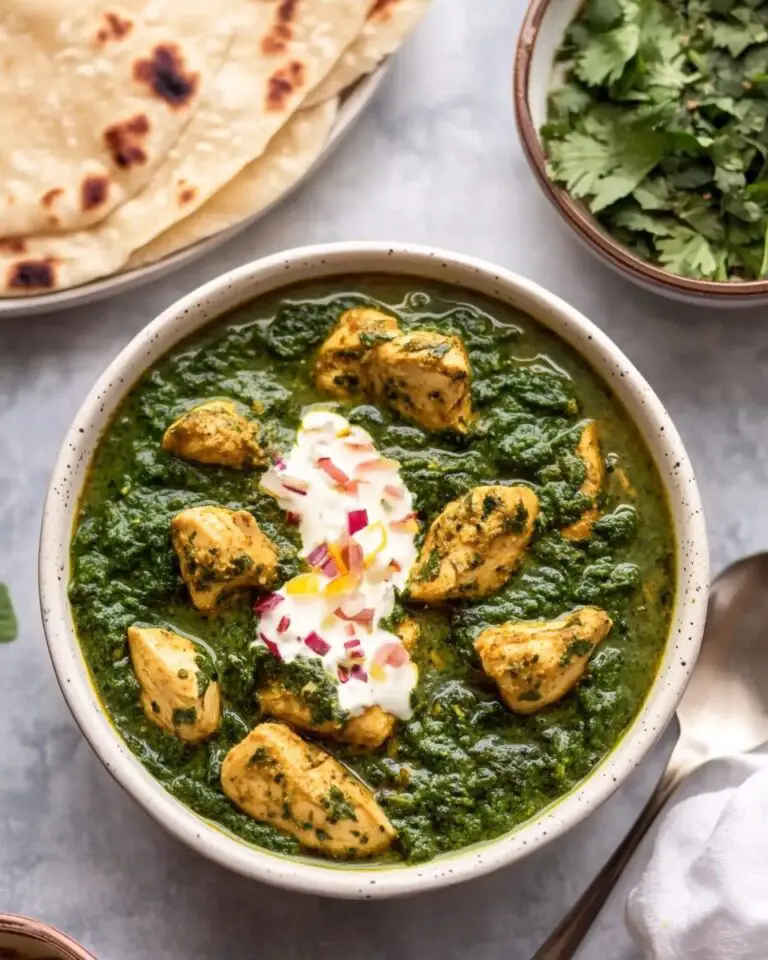 Saag Chicken (Spinach Chicken Curry)