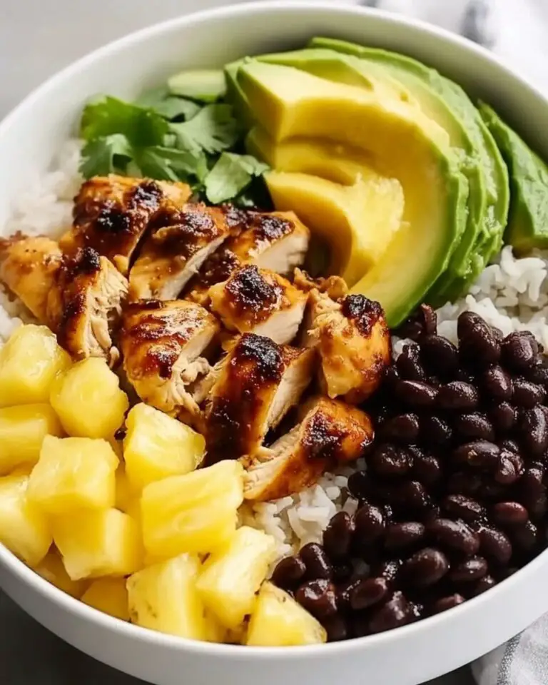 Cuban Chicken Rice Bowl