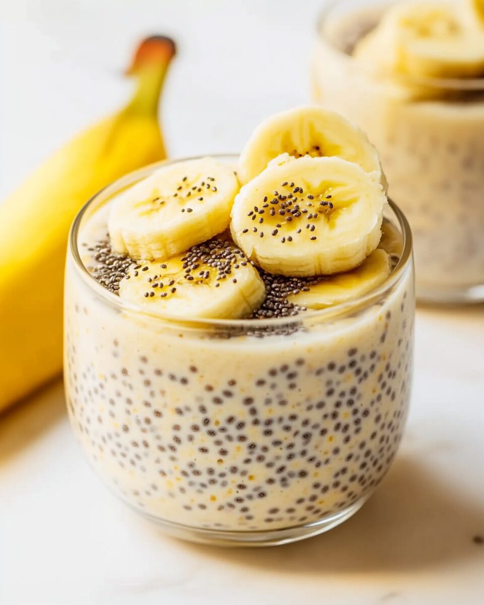Photo inspiration: High Protein Banana Chia Seed Pudding With Almond Milk Photo Inspiration