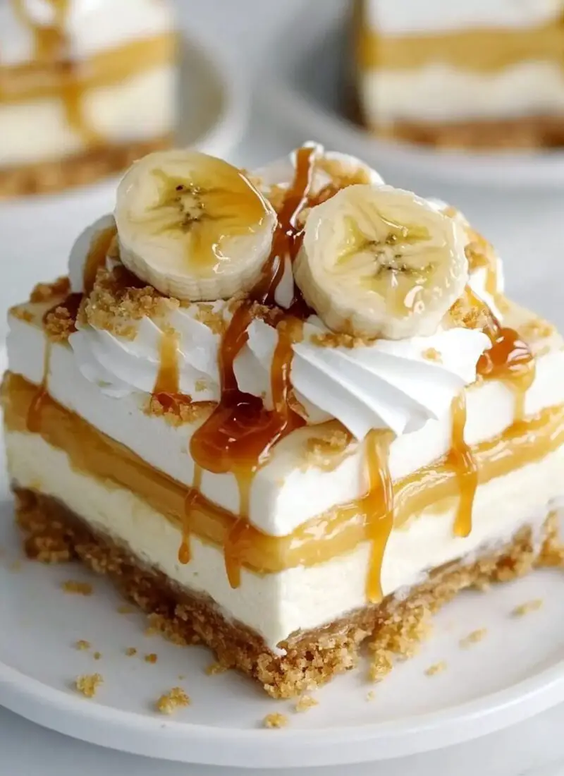 Picture of Banana Caramel Cream Dessert - Sophia Recipes