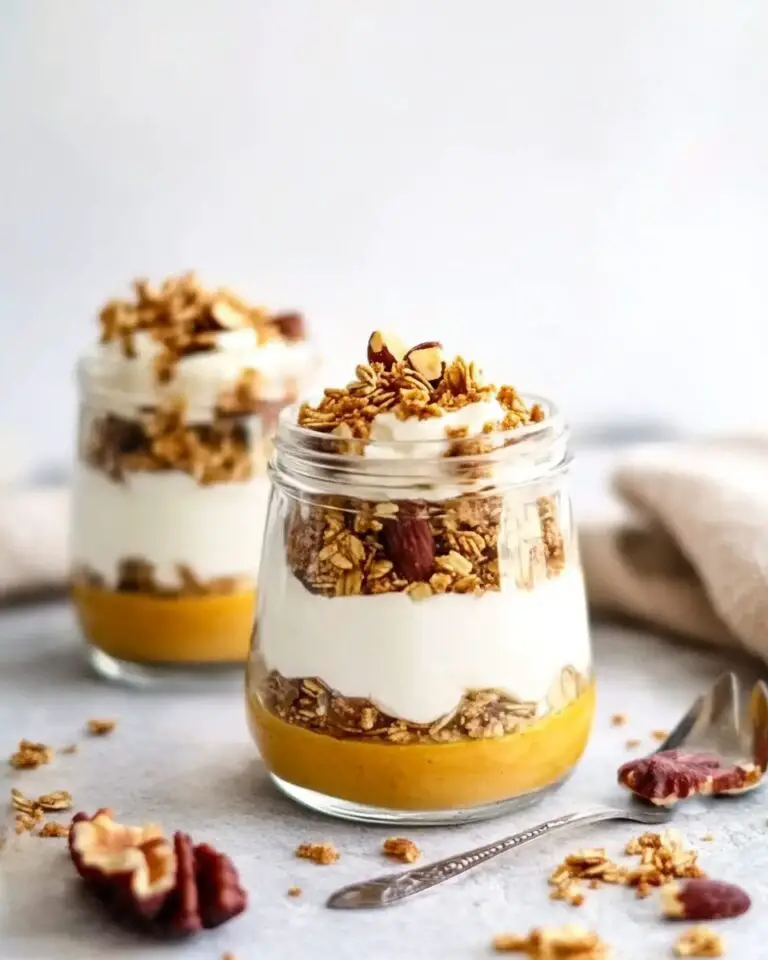 Pumpkin Granola Yogurt Parfait