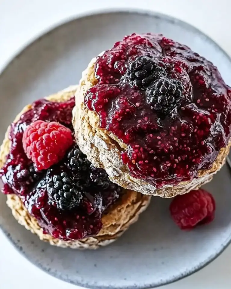 Peanut Butter & Chia Berry Jam English Muffin