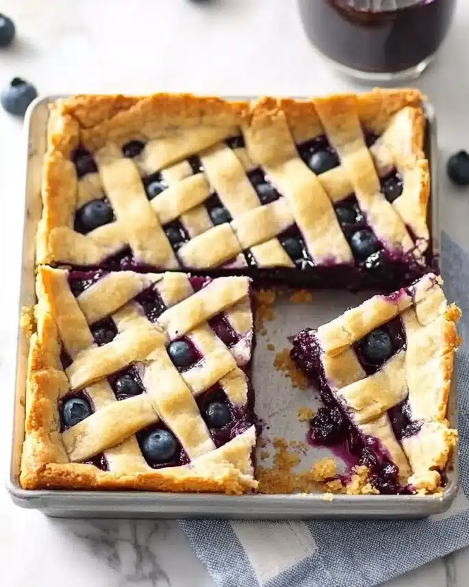 Blueberry Lattice Bars