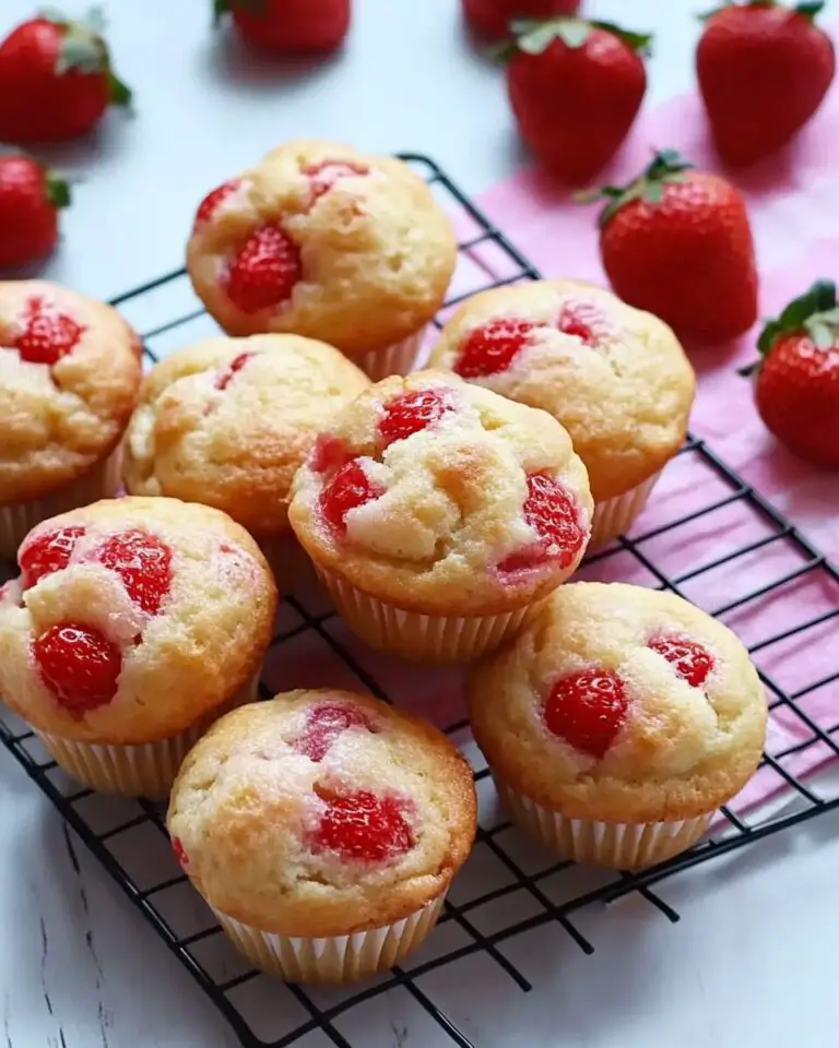 Strawberry Yogurt Mini Muffins