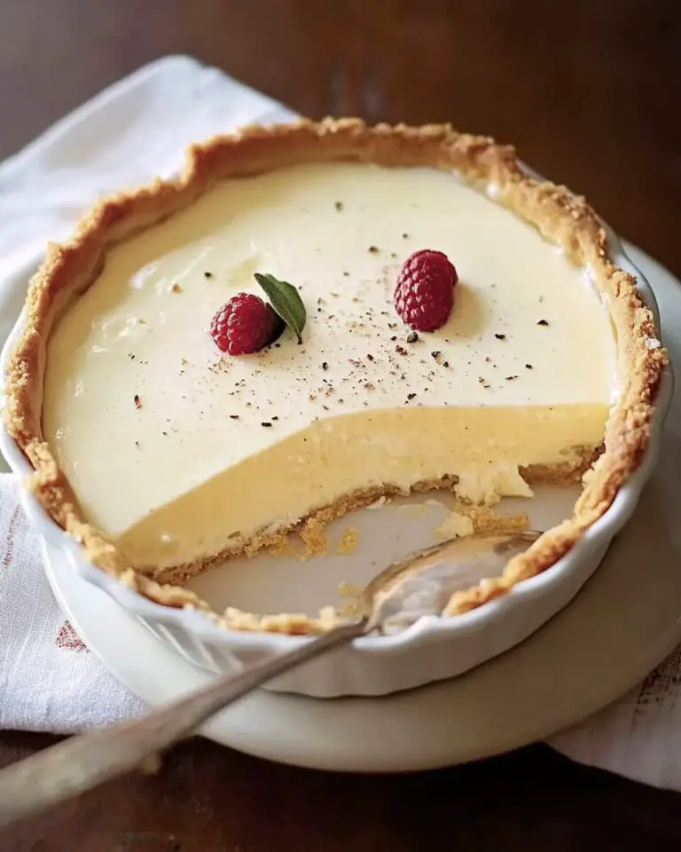 La Tarte (Vanilla-Rum Custard)
