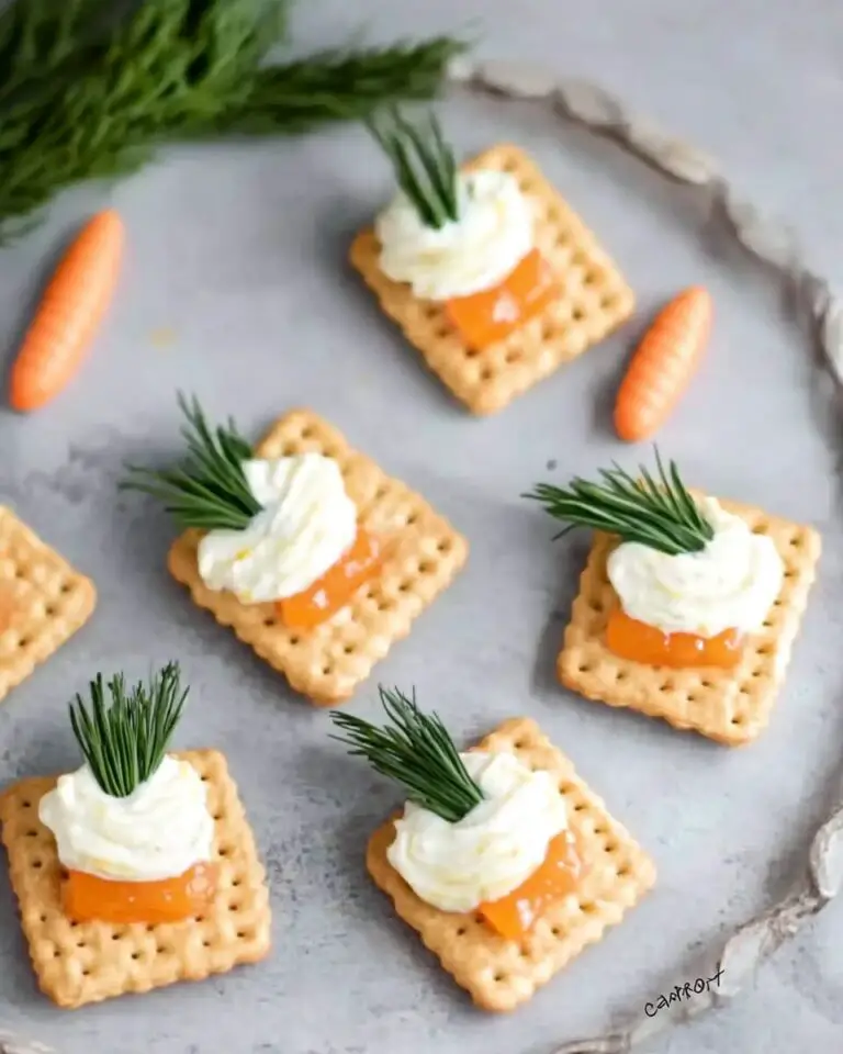 Easter Appetizers Creamy Carrot Bites