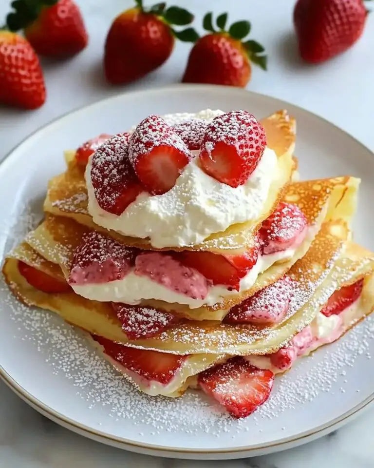 Strawberry Crepes