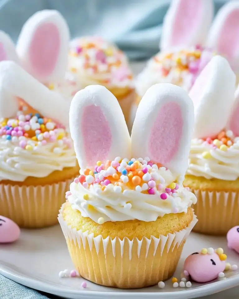 Easter Bunny Cupcakes