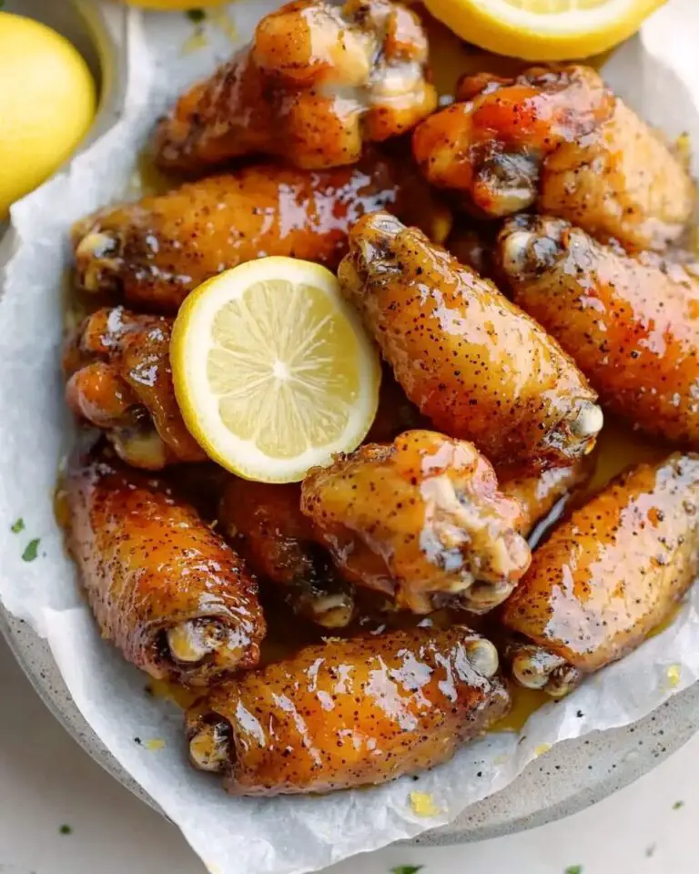 Honey Lemon Pepper Wings