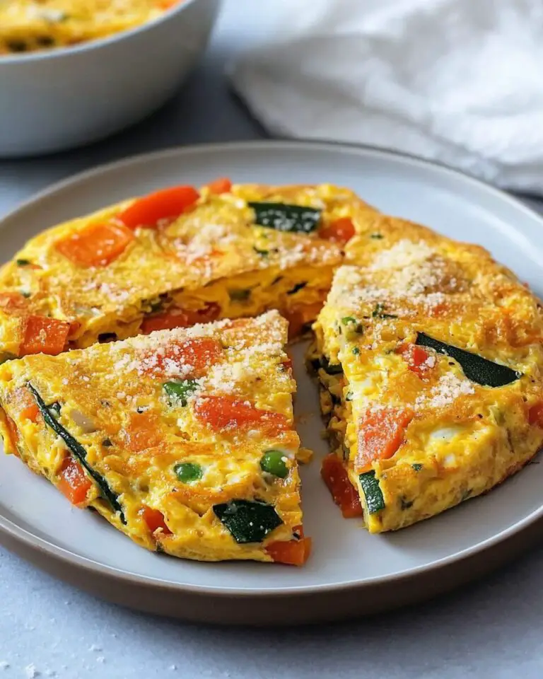 Slow Cooker Vegetable Omelette