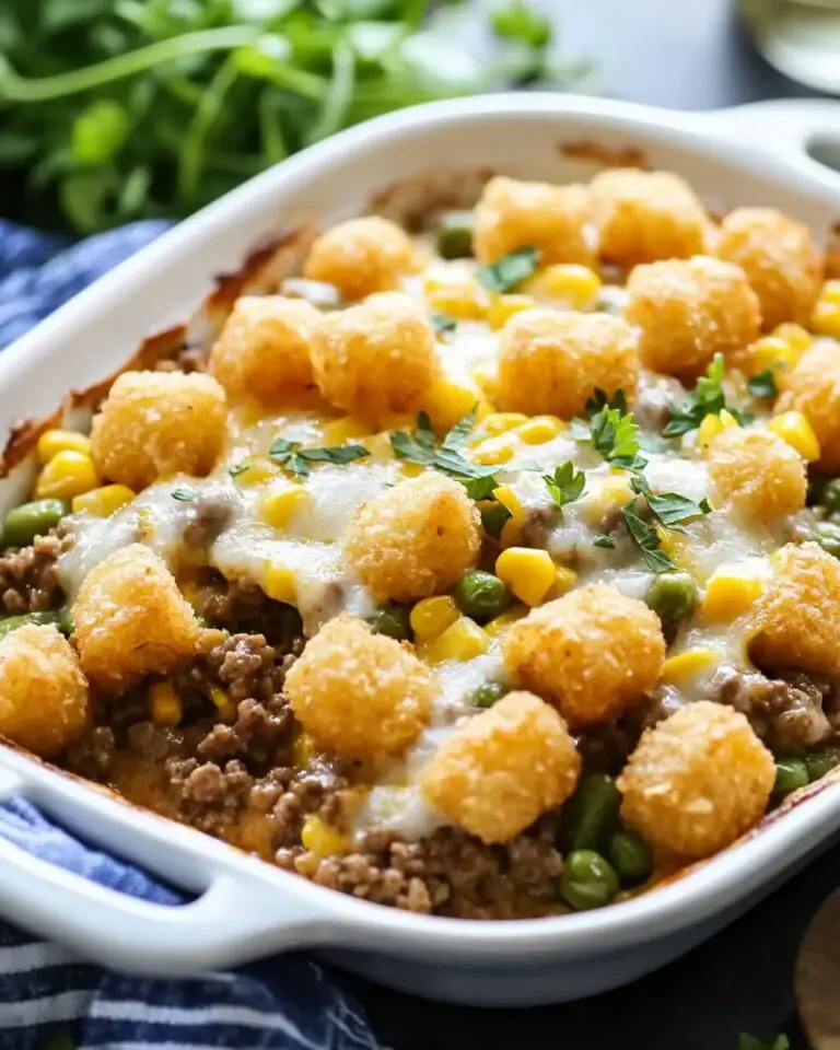 Tater Tot Cowboy Casserole