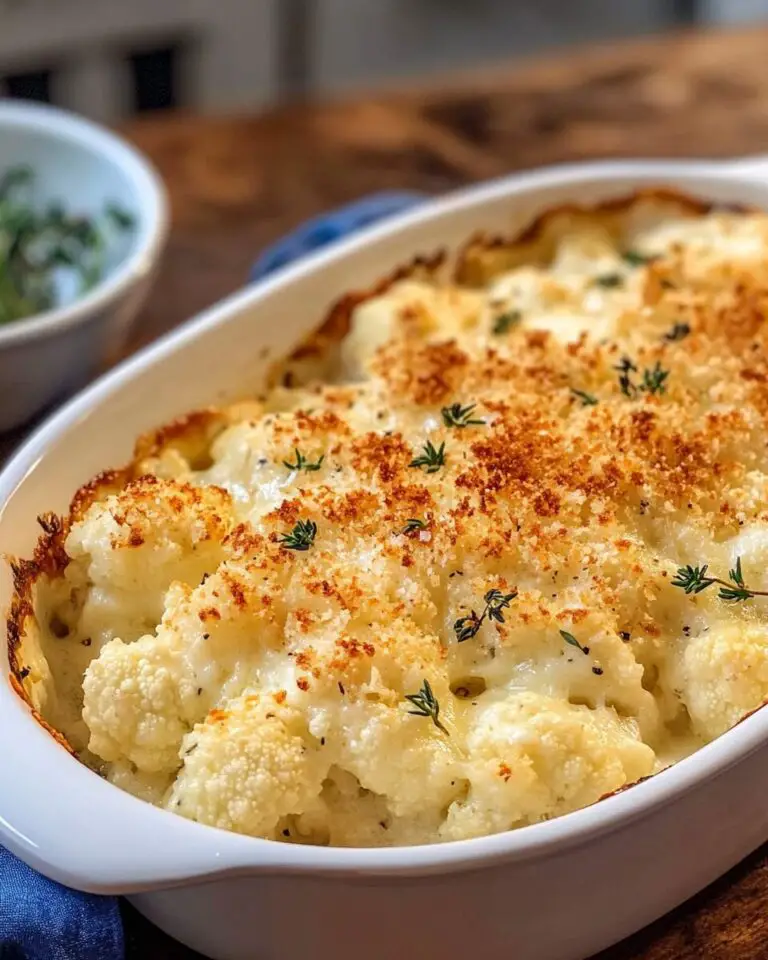 Cauliflower Au Gratin