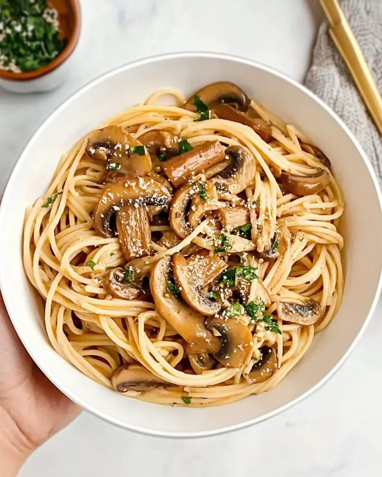 Creamy Miso Mushroom Pasta