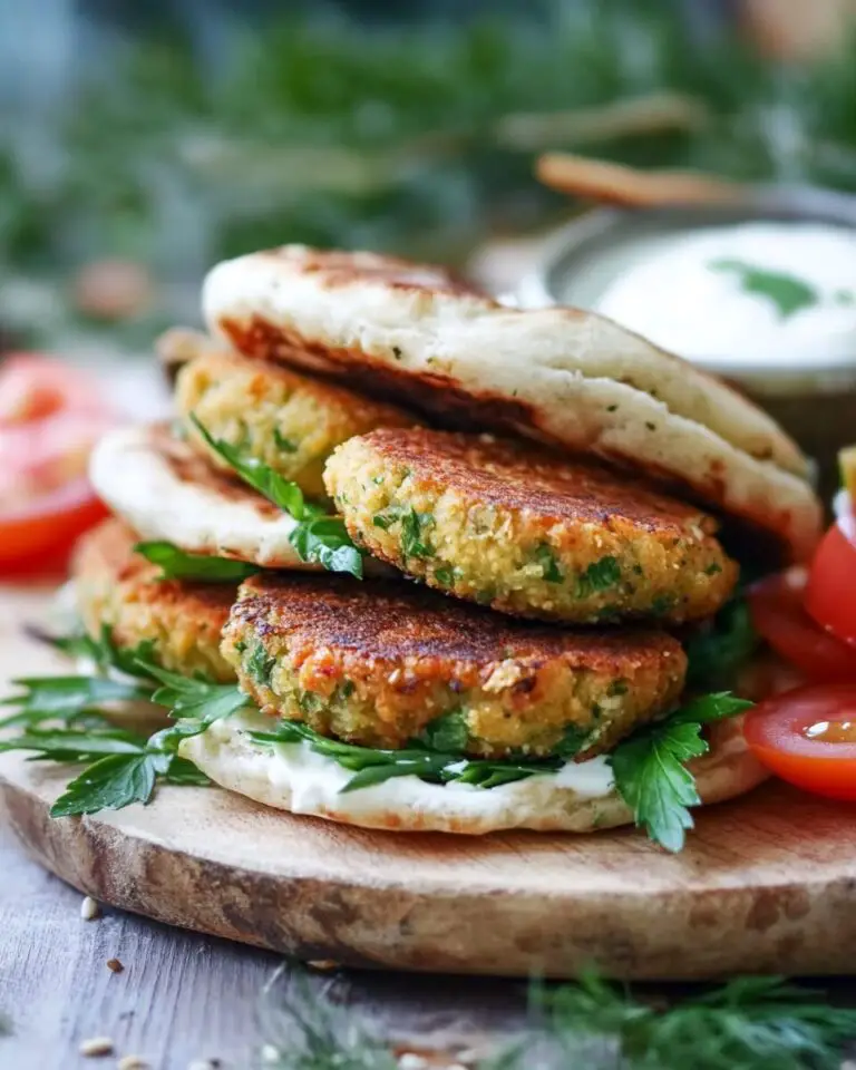 Homemade Falafel with Tahini Sauce