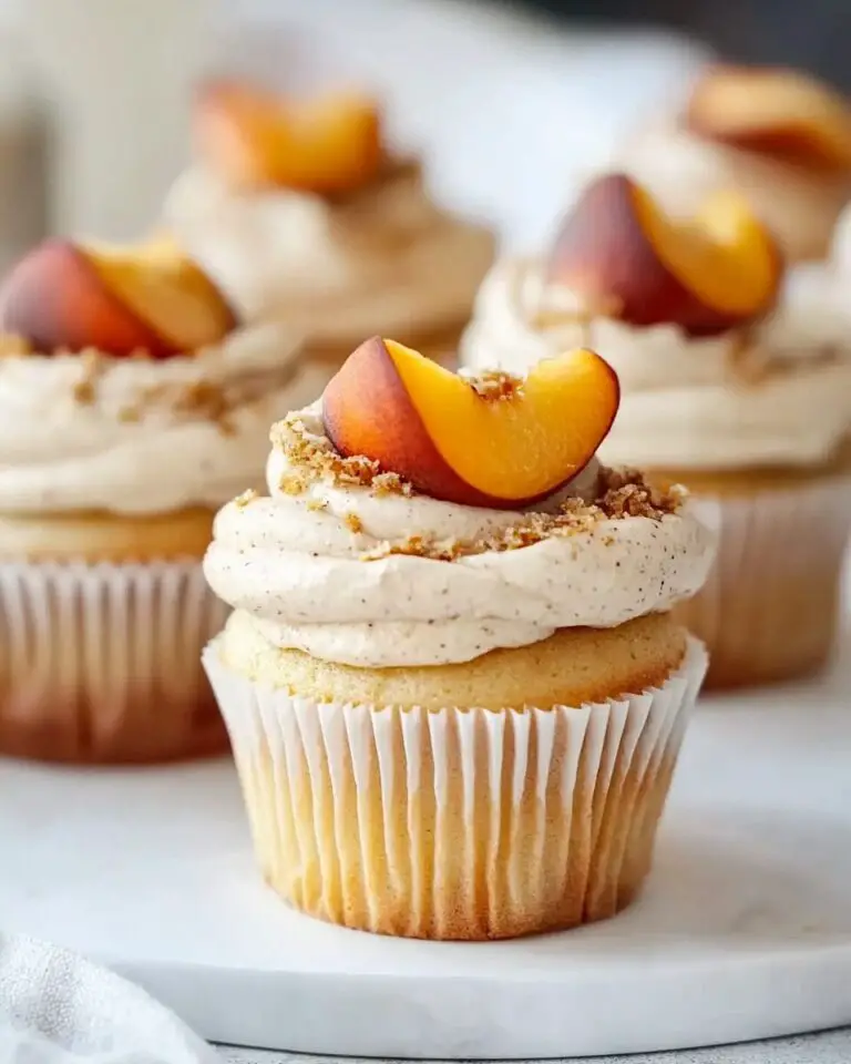 Peach Cupcakes