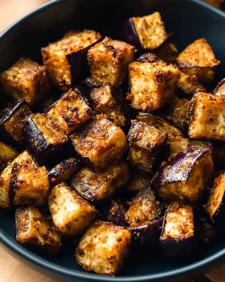 Air Fryer Eggplant Cubes