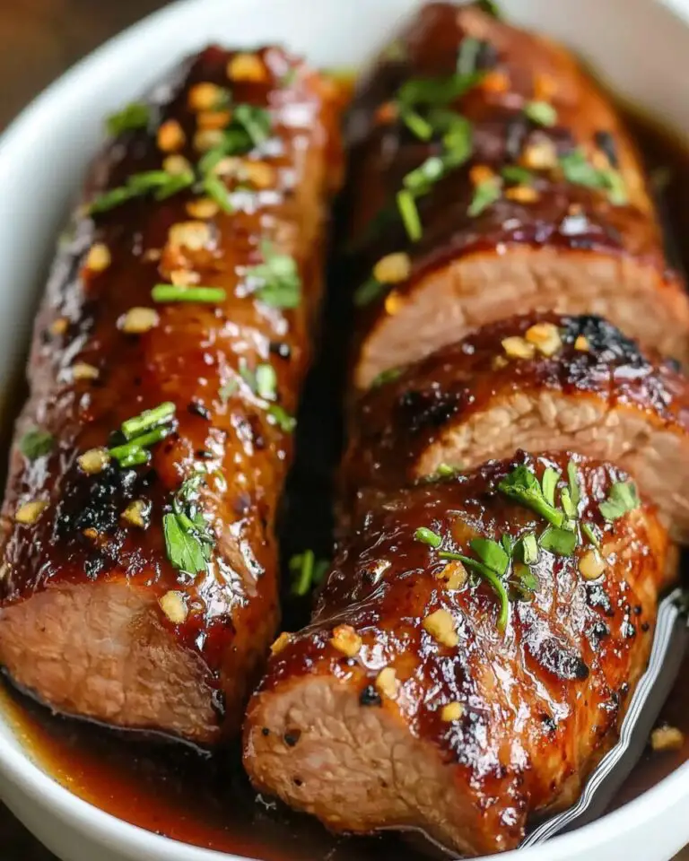 Honey Garlic Pork Tenderloin