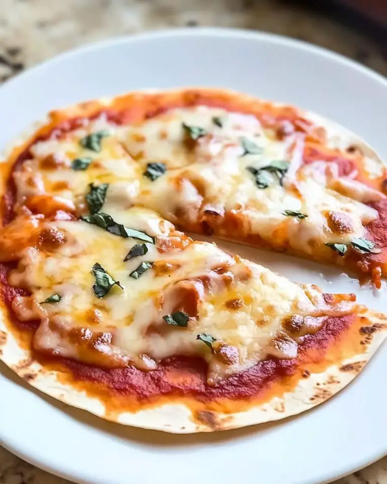 Skillet Tortilla Pizza