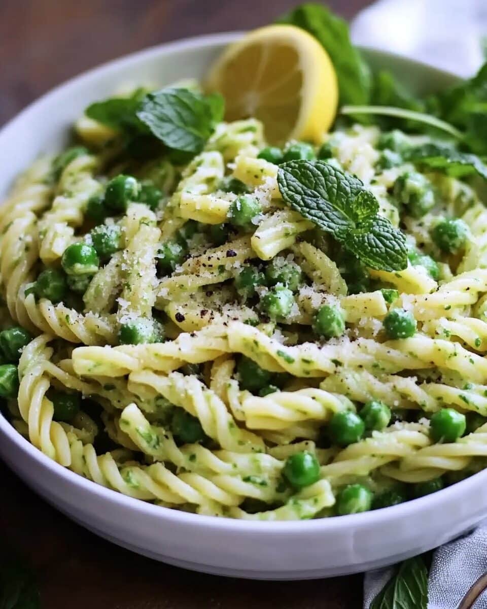 Spring Pea Pasta - Sophia Recipes