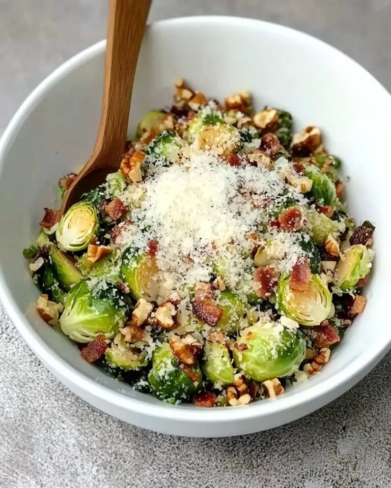Warm Brussels Sprouts and Bacon Salad
