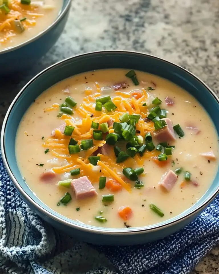 Cheesy Ham and Potato Soup