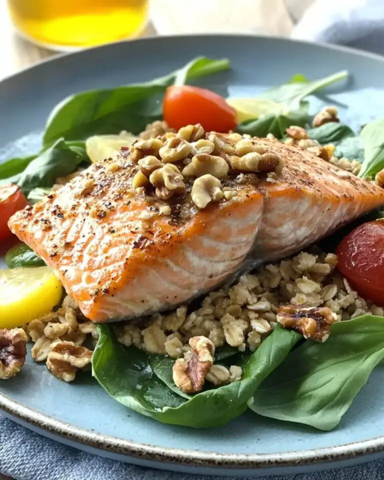 Walnut and Oat-Crusted Salmon