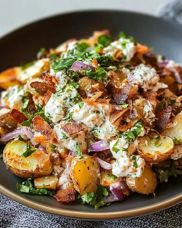 Crispy Smashed Potato Salad