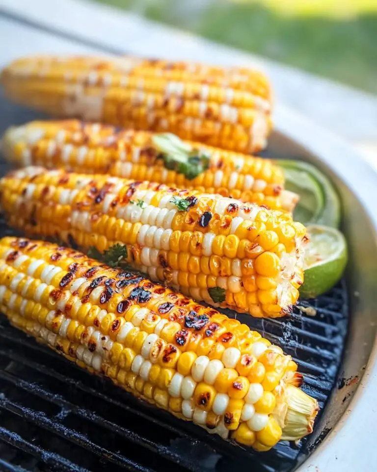 Grilled Chili Lime Butter Corn on the Cob