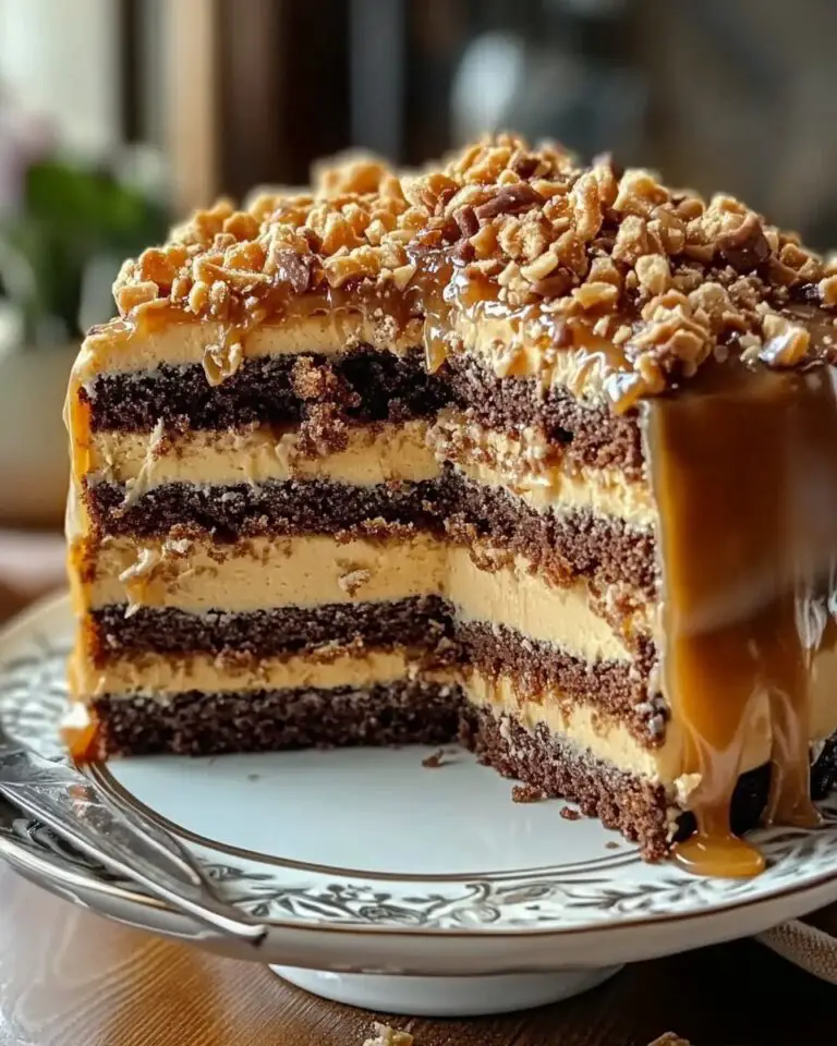 Caramel Toffee Crunch Cake
