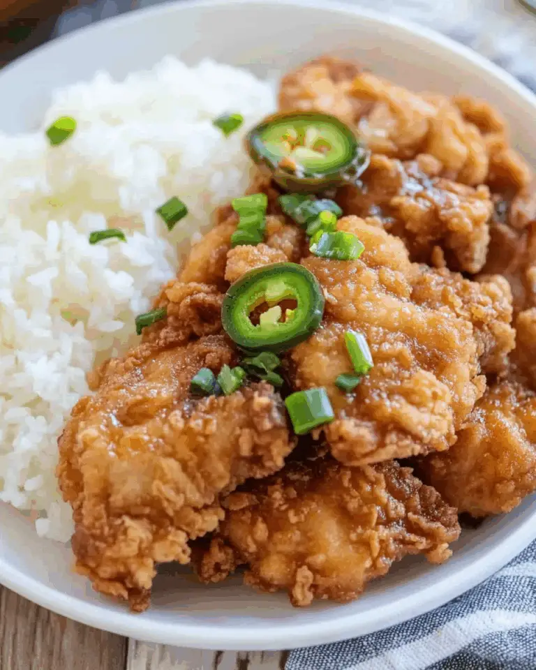 Crispy Hawaiian Garlic Chicken