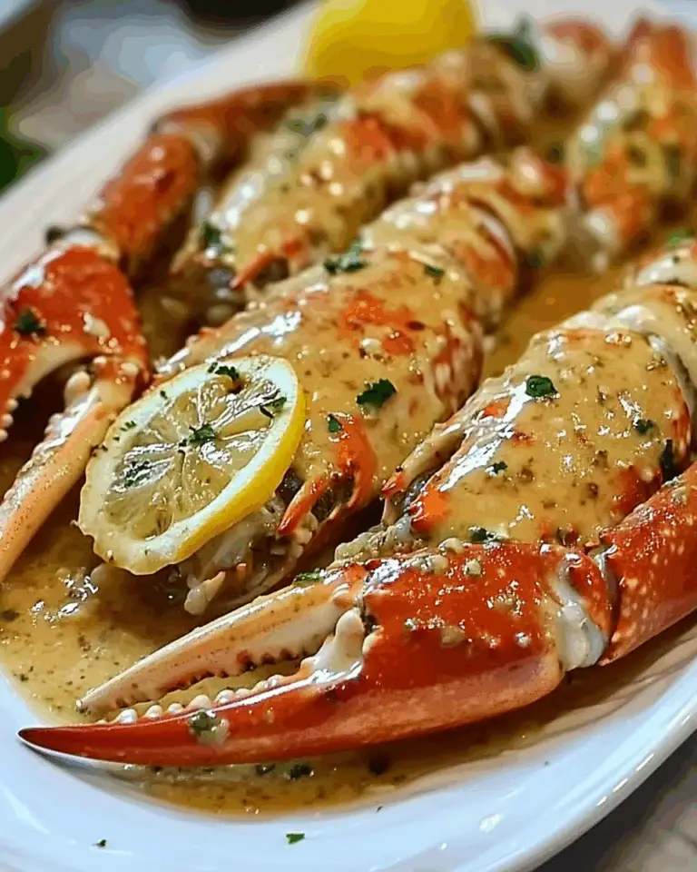 Baked Crab Legs in Butter Sauce