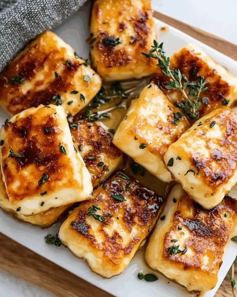 Honey Glazed Halloumi