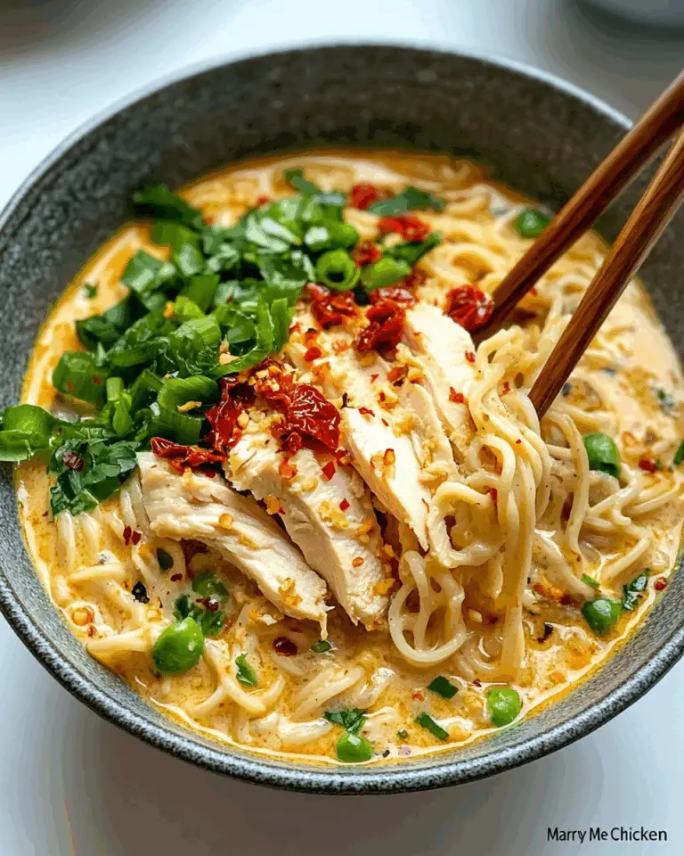 Marry Me Chicken Ramen