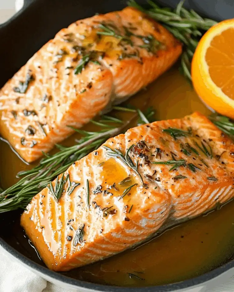 Orange Rosemary Glazed Salmon