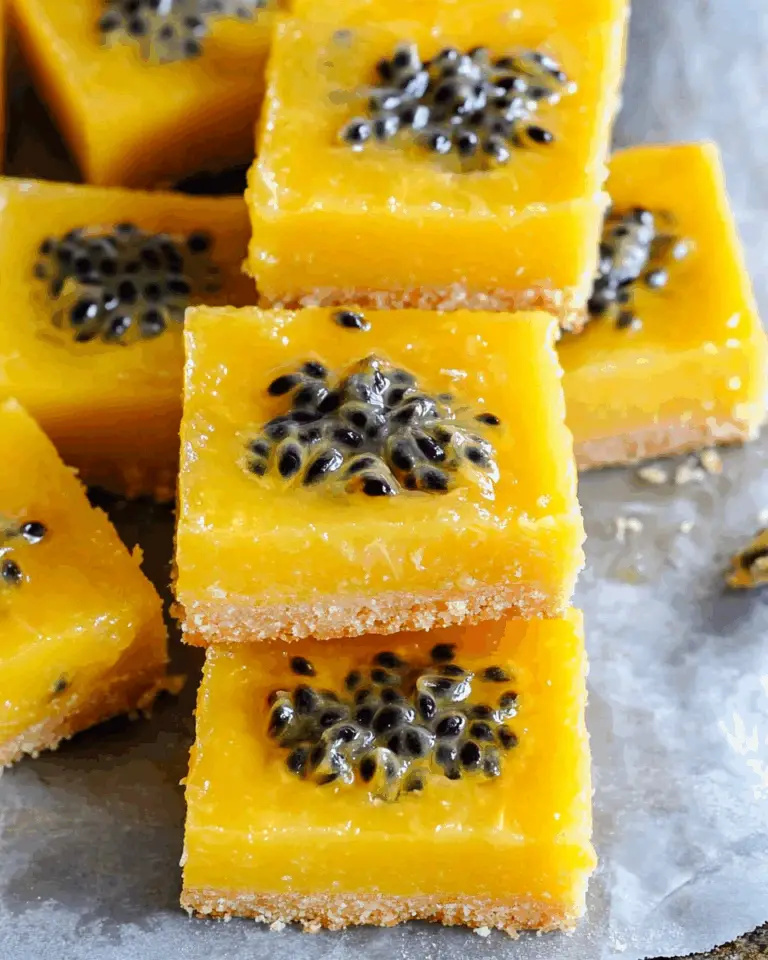 Passion Fruit Bars