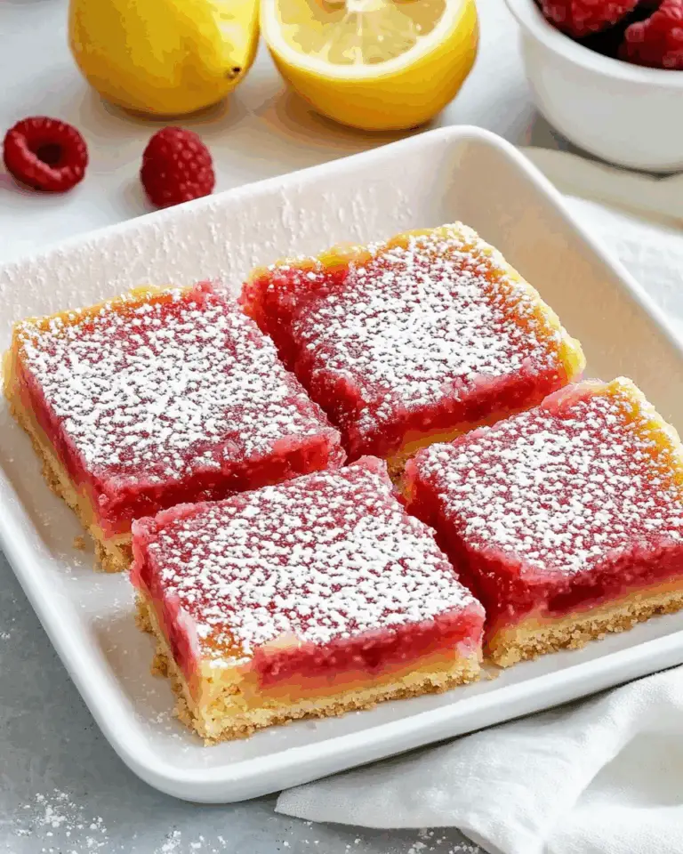Raspberry Lemon Bars