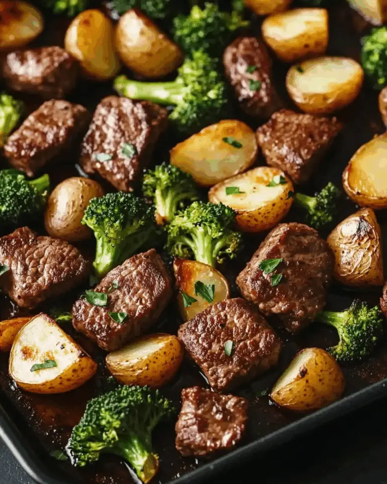 Steak, Potato & Broccoli Sheet Pan Dinner