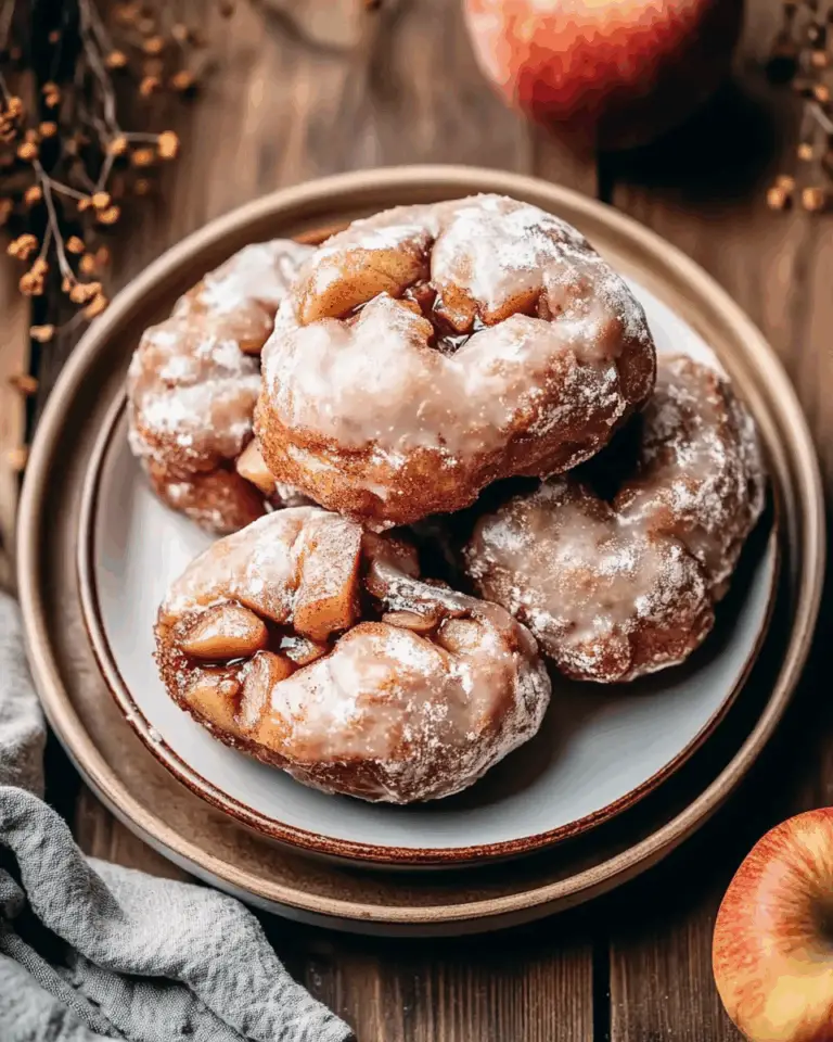 Boozy Bourbon Apple Fritters