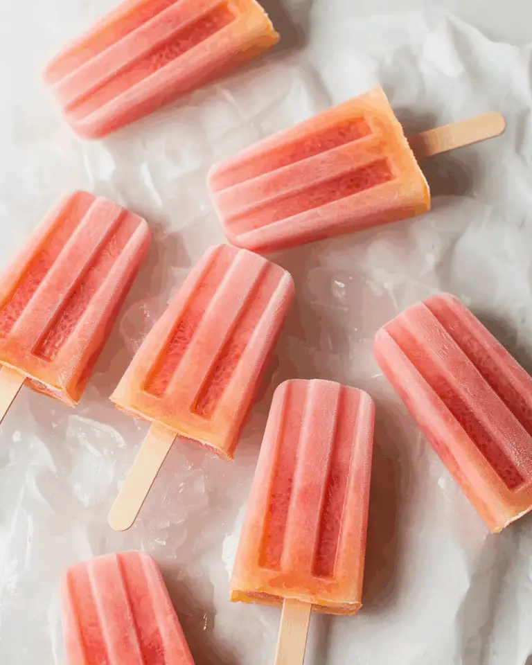 Grapefruit Popsicles