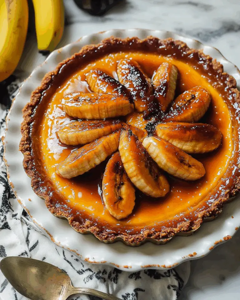Bananas Foster Tart