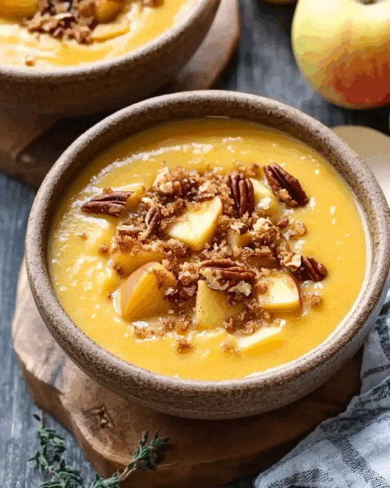 Cheddar Apple Butternut Squash Soup