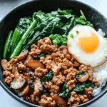 Chinese Ground Chicken Bowl