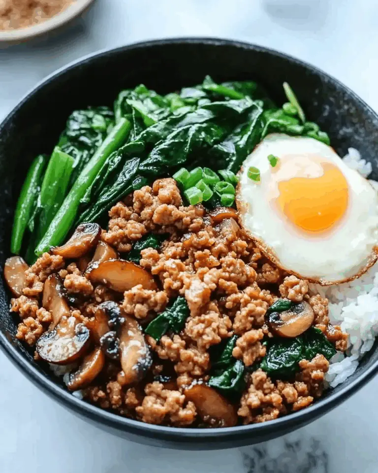 Chinese Ground Chicken Bowl