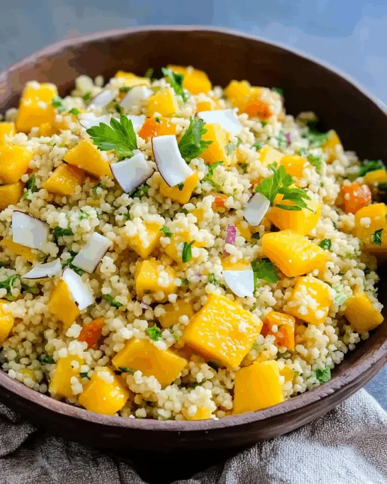 Coconut Mango Couscous Salad