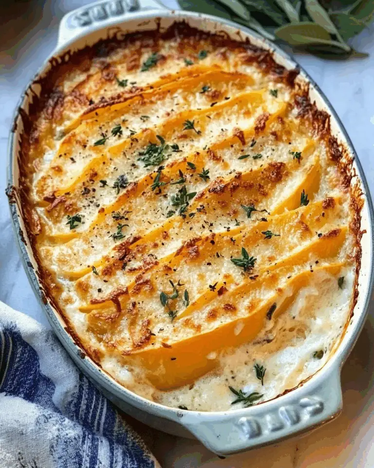 Sage Butternut Squash Gratin